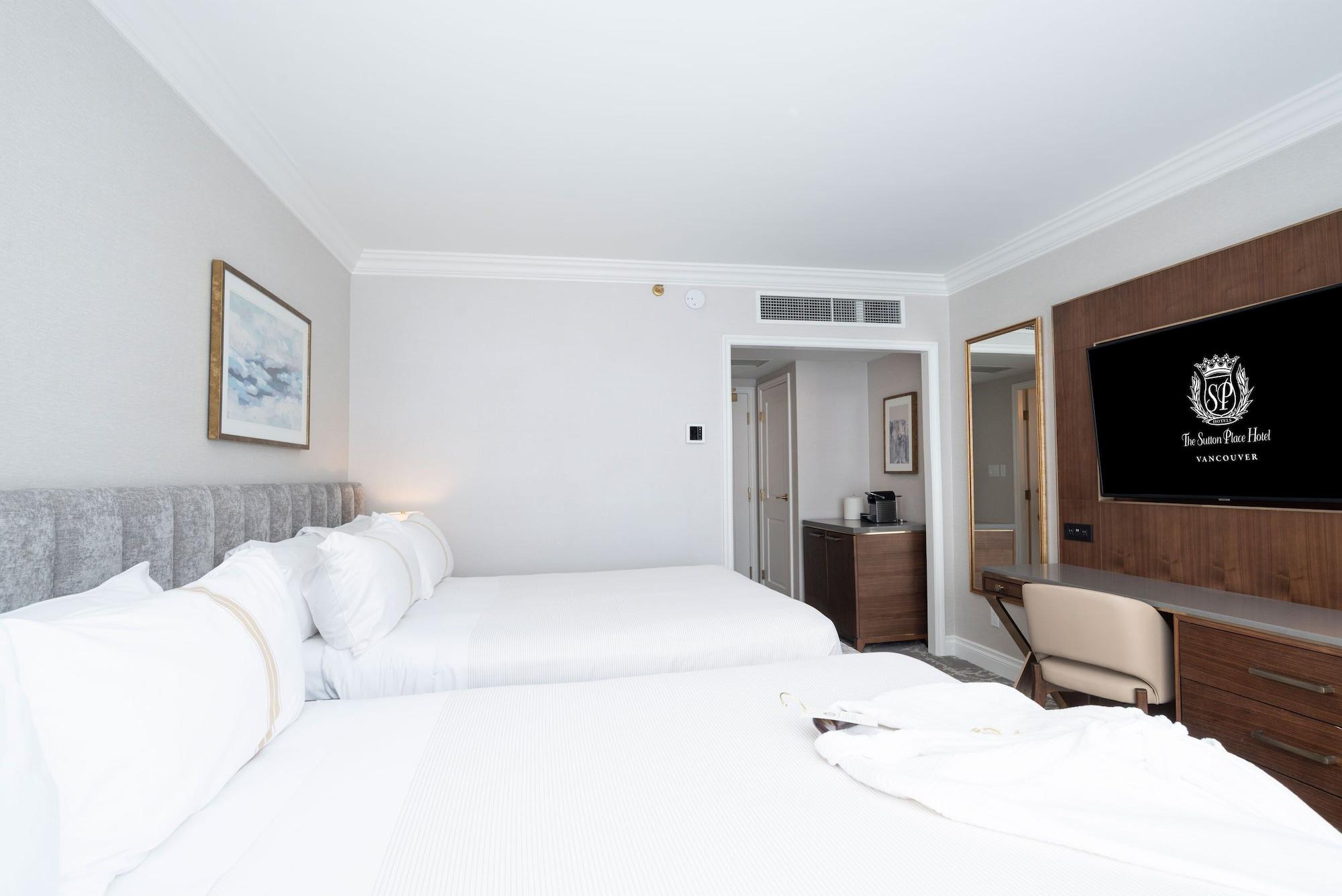 The Sutton Place Hotel Vancouver Luaran gambar A guest room at the hotel